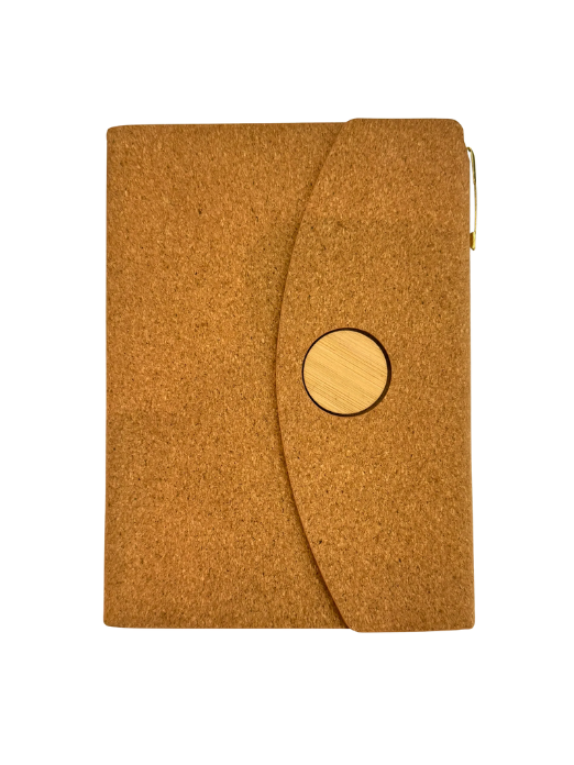 Eco scribe with wooden button