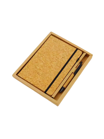 Eco-scribe cork notebook set